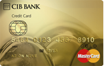 CIB MasterCard Gold Hitelkártya